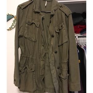 Freepeople green jacket